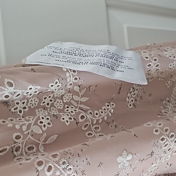 NWT Sunny Embroidered Floral Tie Shoulder Maxi Dress XXS - Picture 6 of 6